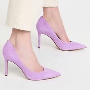 Sam Edelman Hazel Amethyst Suede Pumps / size 7.5 M